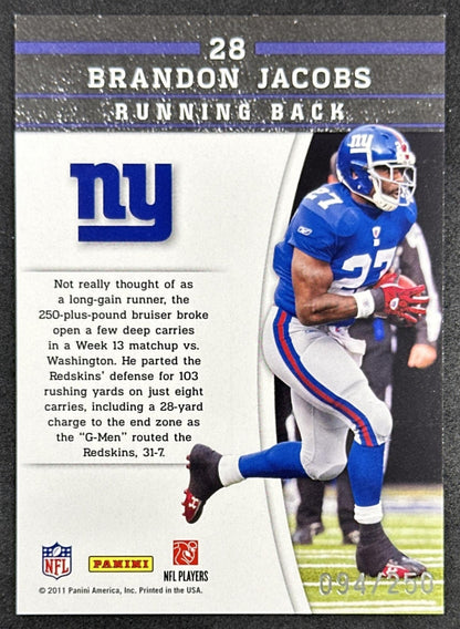 Brandon Jacobs Game Breakers Giants Sports Trading Cards
