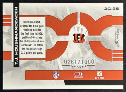 T.J. Houshmandzadeh 2007 Donruss Elite Zoning Commission Gold /1000 Bengals