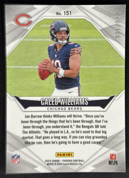 Caleb Williams 2024 Panini Phoenix Stars /180 Bears Sports Trading Card