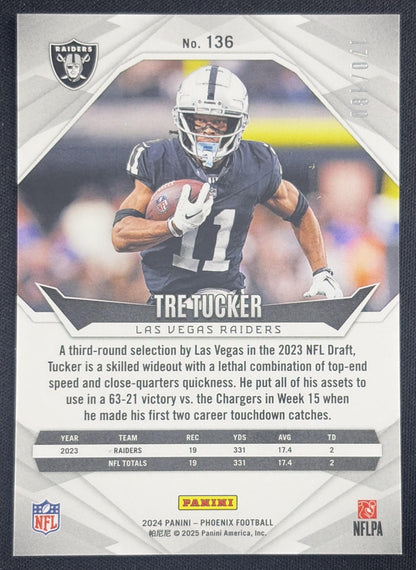 Tre Tucker 2024 Panini Phoenix Stars /180 Raiders Las Vegas Raiders