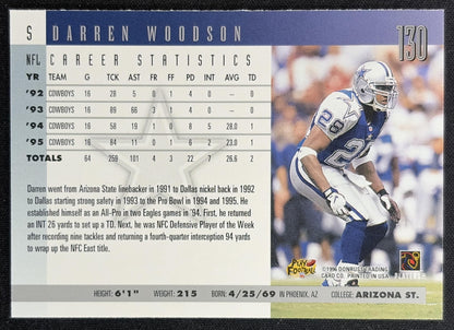 Darren Woodson 1996 Donruss Cowboys Back