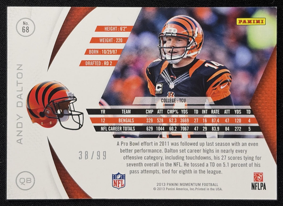 Andy Dalton 2013 Panini Momentum Gold /99 Bengals