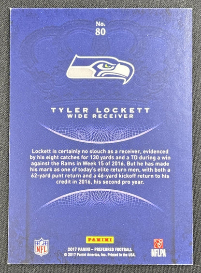 Tyler Lockett 2017 Panini Crown Royale Light Blue /99 Seahawks
