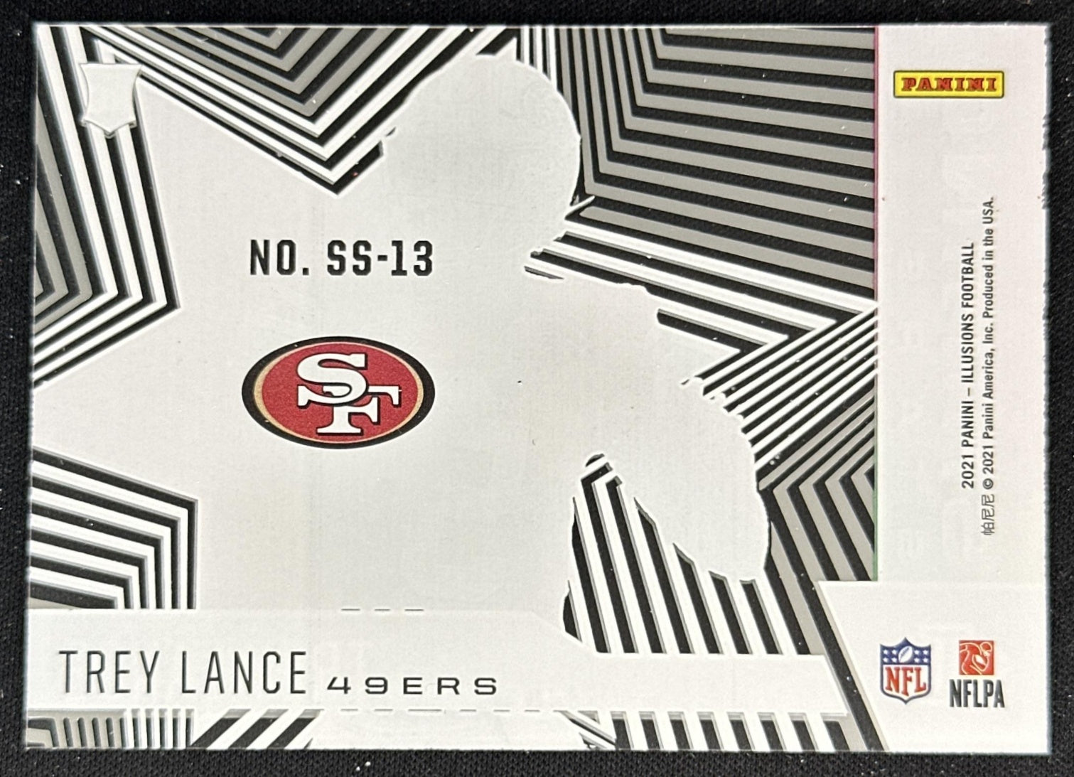 Trey Lance 2021 Panini Illusions Shining Stars 49ers back