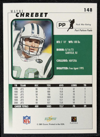 Wayne Chrebet 2001 Score Jets