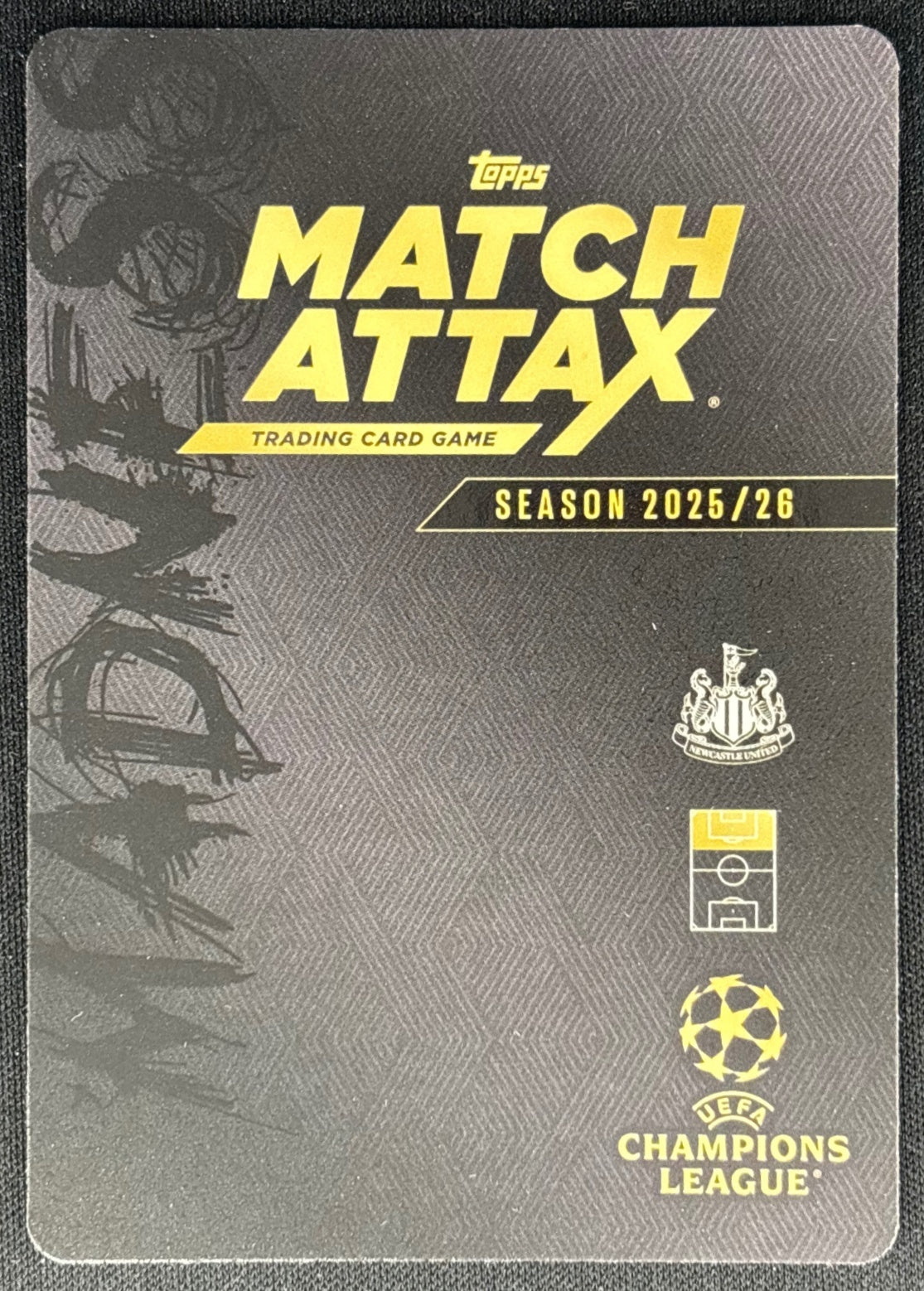 Anthony Gordon 2025 Match Attax Madness UEFA Champions League Fragments Newcastle Sports Trading Cards