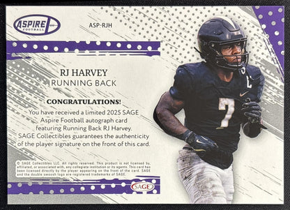 RJ Harvey 2025 Aspire Auto Broncos back