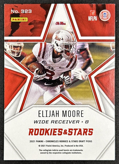 Elijah Moore Chronicles Rookies & Stars Ole Miss Eagles