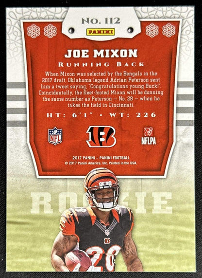 Joe Mixon 2017 Panini Bravery /199 Bengals