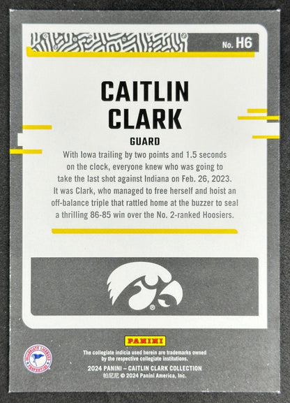 Caitlin Clark 2024 Collection Highlights Hawkeyes Sports Trading Card
