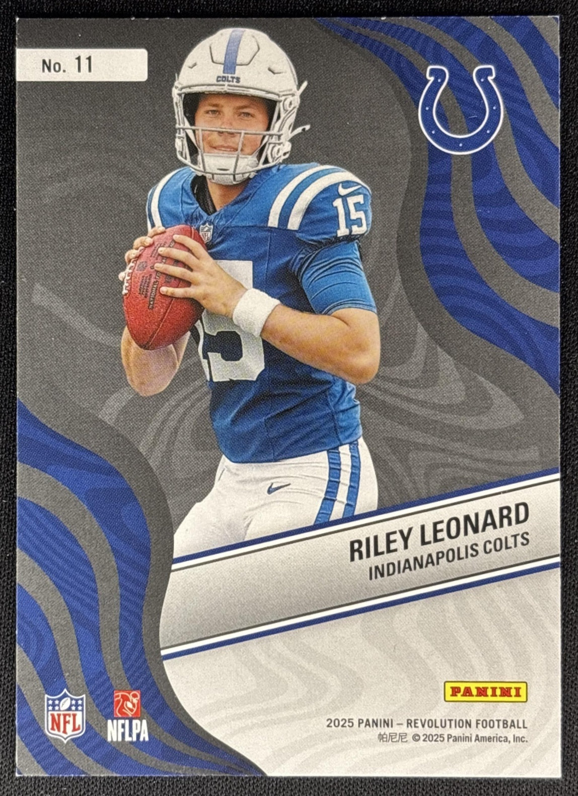 Riley Leonard 2025 Panini Revolution New Wave Colts Sports Trading Cards