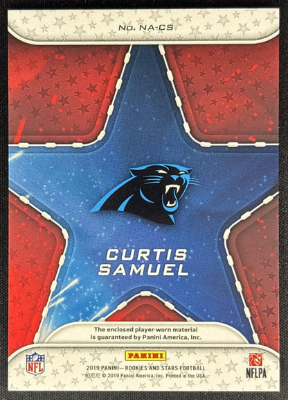 Curtis Samuel 2019 Panini Rookies & Stars NFL Authentic Panthers back