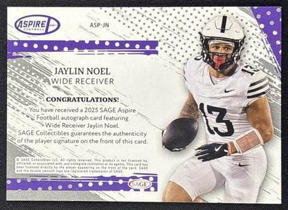 Jaylin Noel 2025 SAGE Aspire Auto Green /5