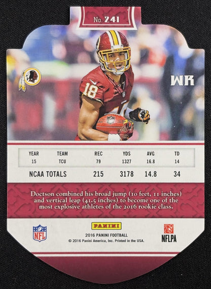 Josh Doctson 2016 Panini Sacrifice Die Cuts /199 Redskins