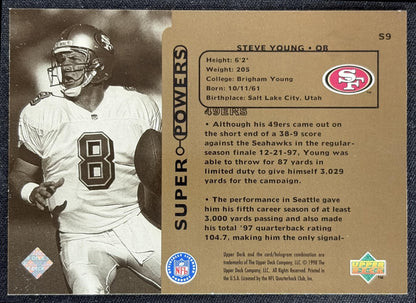 Steve Young 1998 Upper Deck Super Powers 49ers