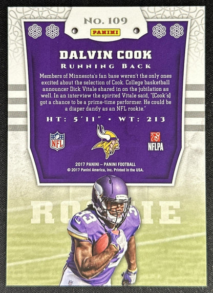 Dalvin Cook 2017 Panini Chivalry /199 Vikings