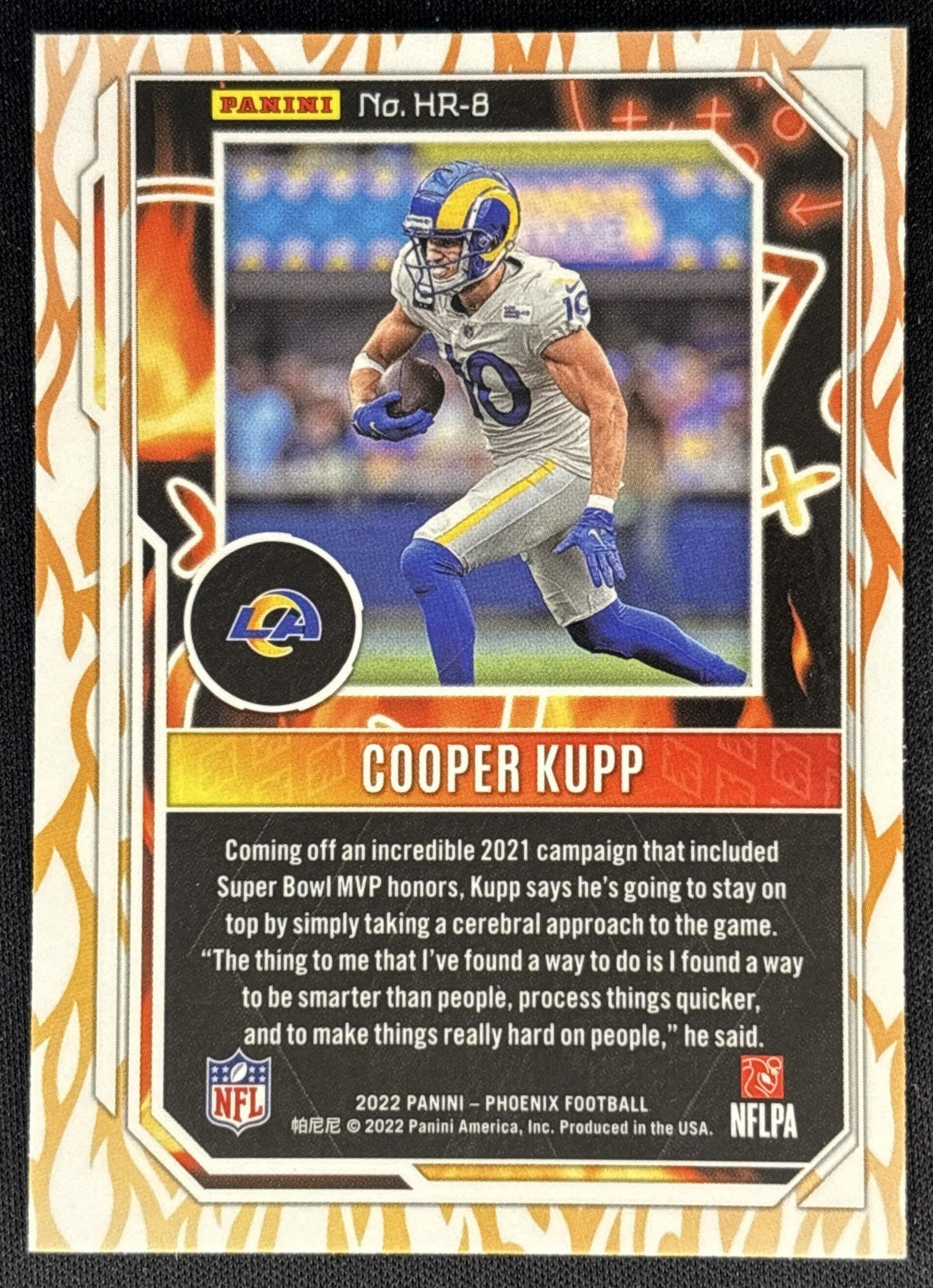 Cooper Kupp 2022 Panini Phoenix Hot Routes Rams