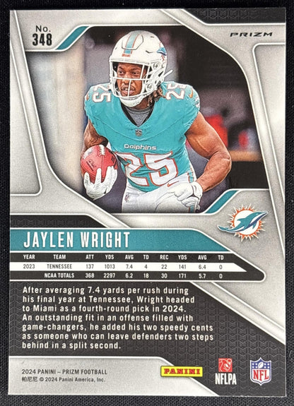 Jaylen Wright 2024 Panini Prizm Silver