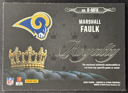 Marshall Faulk 2025 Panini Rookies & Stars Royalty Rams