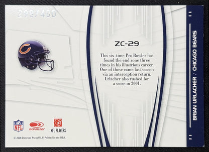 Brian Urlacher 2008 Score Gold Zone /400 Bears