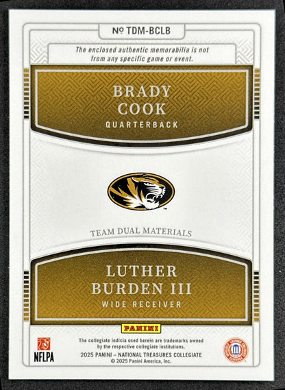 Luther Burden III 2025 Panini National Treasures Purple /75 Bears