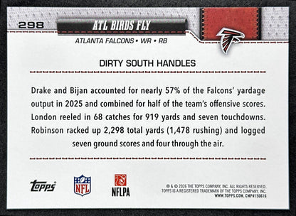 ATL Birds Fly 2026 Topps Flagship Falcons Sports Trading Cards