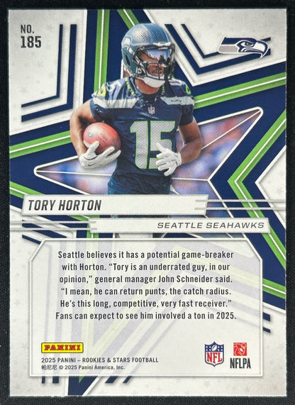 Tory Horton 2025 Panini Rookies & Stars Seahawks Sports Trading Cards
