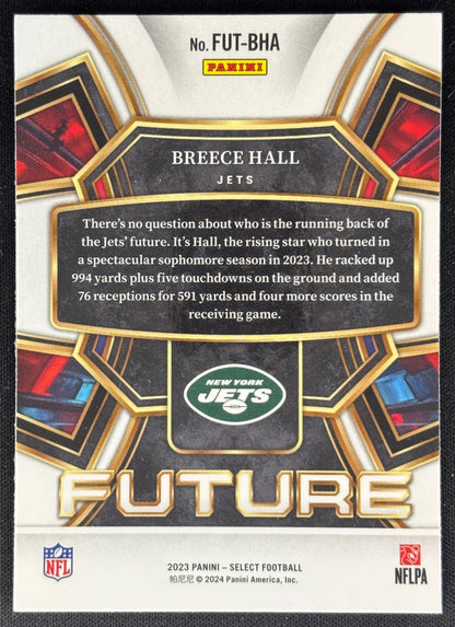 Breece Hall 2023 Panini Select Future Jets Sports Trading Cards