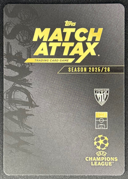 Nico Williams 2025 Topps Match Attax Madness UEFA Champions League Fever Dream Sports Trading Cards