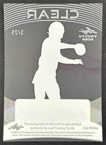 Miles O'Neill 2026 Leaf Trinity Clear Auto Blue /25