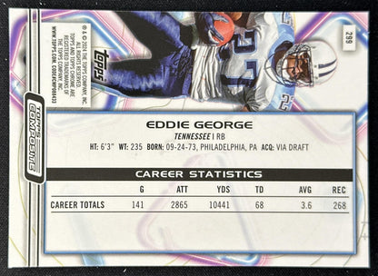 Eddie George 2023 Topps Composite Titans back