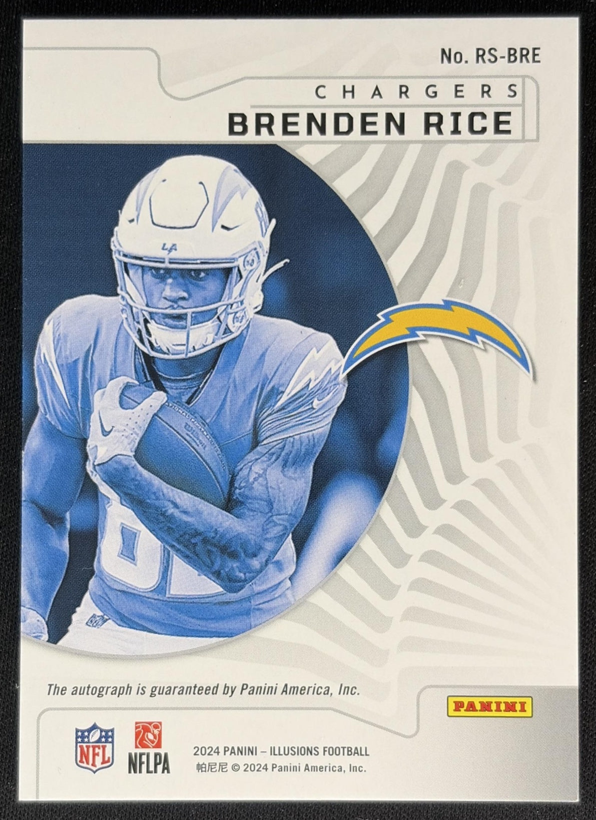 Brenden Rice 2024 Panini Illusions Rookie Signs /240 Chargers Sports Trading Cards