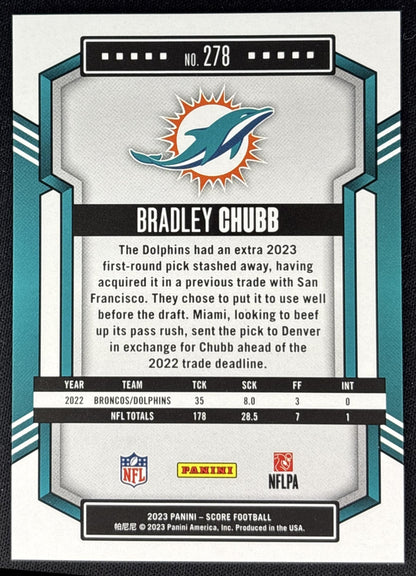 Bradley Chubb 2023 Panini Score Lava /565 Sports Trading Cards