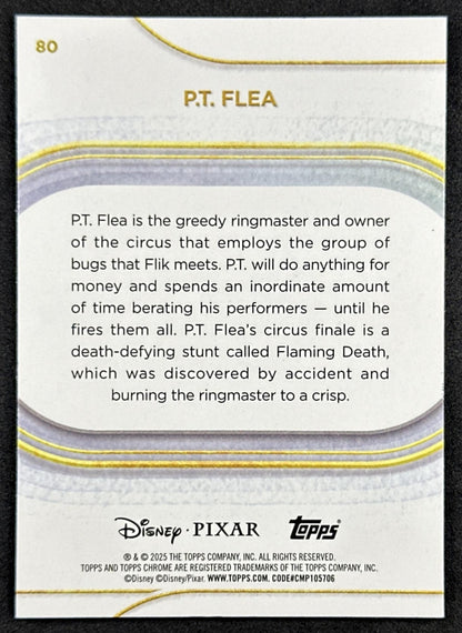P.T. Flea 2025 Topps Chrome Disney Non-Sport Trading Cards