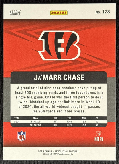 Ja'Marr Chase 2025 Panini Revolution Groove Bengals Sports Trading Cards