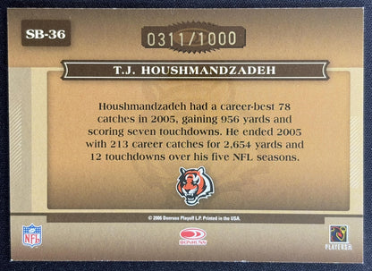 T.J. Houshmandzadeh 2006 Donruss Classics Sunday's Best Bronze /1000 Bengals Sports Trading Cards