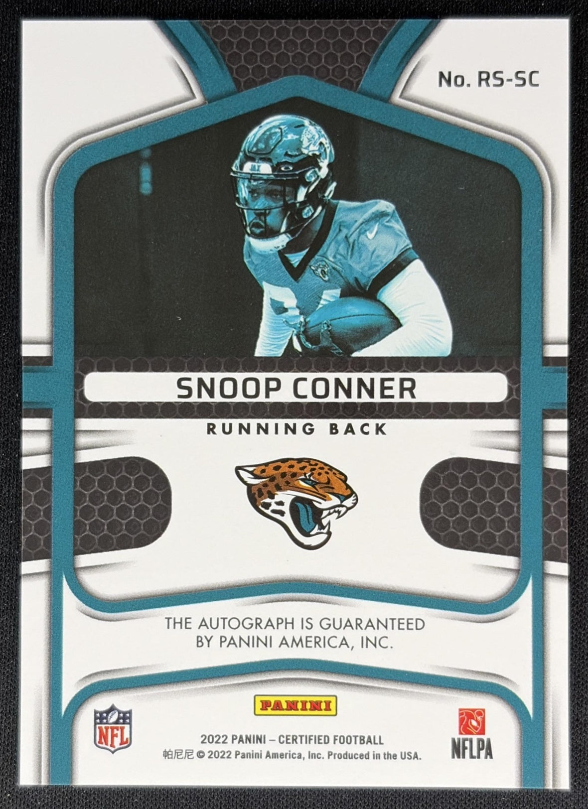 Snoop Conner 2022 Panini Certified Rookie Signatures Red Etch /25 Jaguars Sports Trading Cards