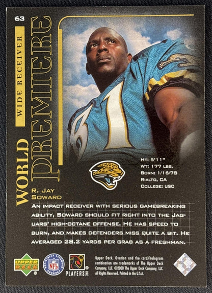 R.Jay Soward 2000 Upper Deck Ovation /2500 Jaguars