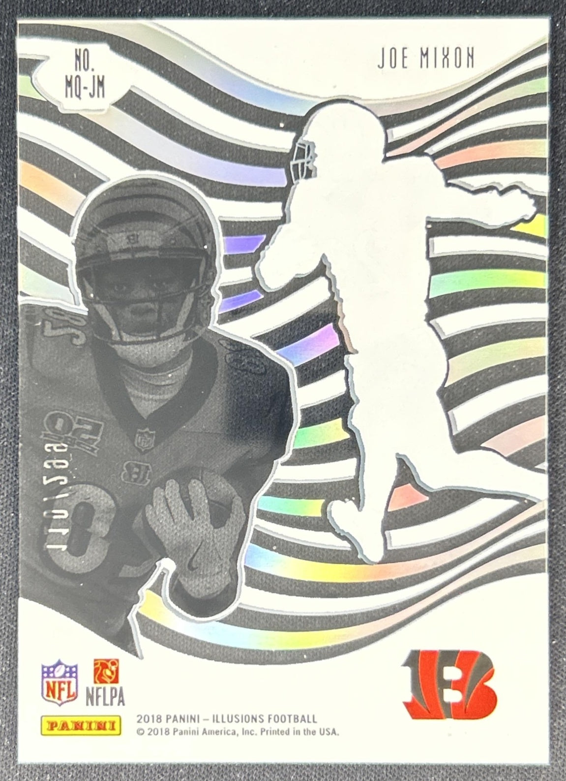 Joe Mixon 2018 Panini Illusions Mystique Gold /299 Bengals back