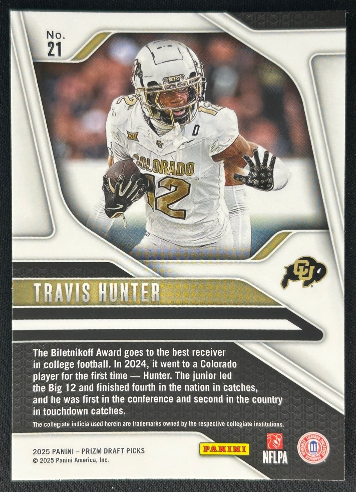 Travis Hunter 2025 Prizm Draft Picks Buffaloes Jaguars Sports Trading Cards
