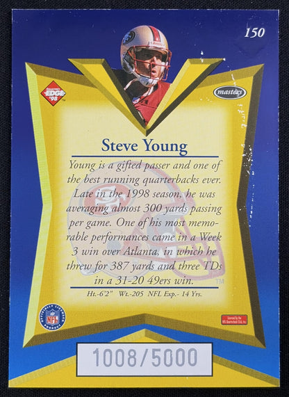 Steve Young 1998 Collector's Edge Masters 49ers Sports Trading Card