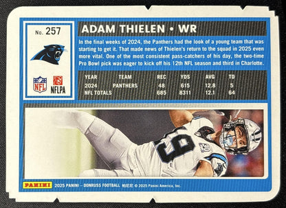 Adam Thielen 2025 Panini Donruss Press Proof Gold Die-Cut /25