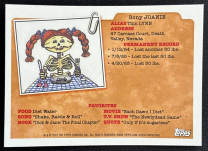 Ben Bolt 2022 Topps Garbage Pail Kids Sapphire