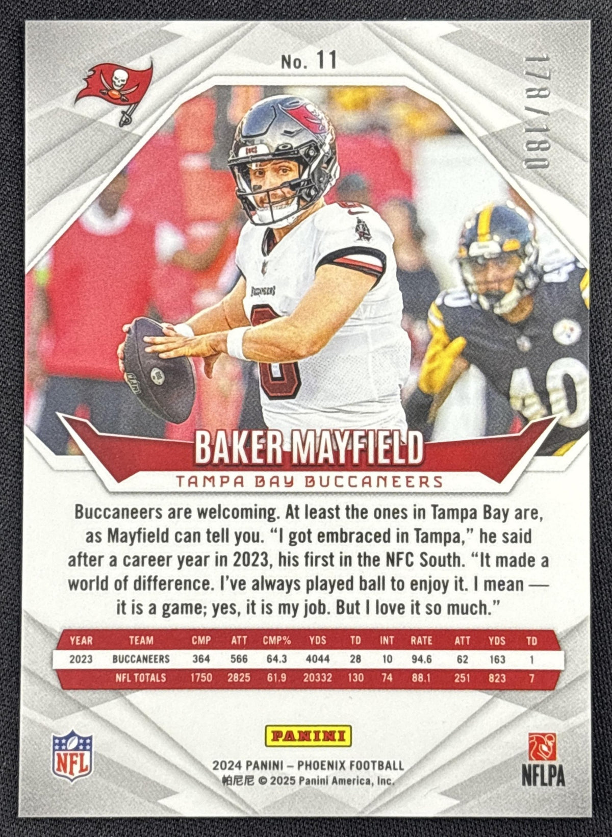 Baker Mayfield 2024 Panini Phoenix Stars /180 Buccaneers