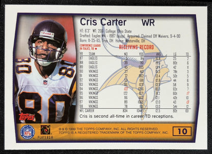 Cris Carter 1999 Topps Vikings