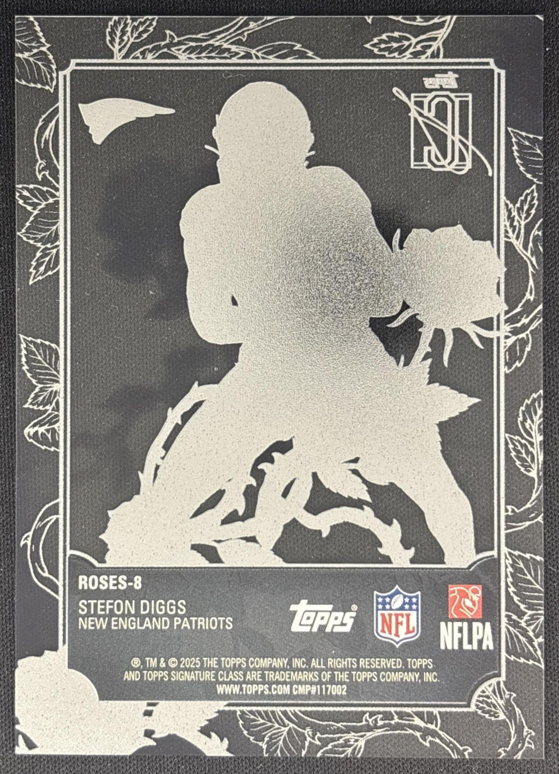 Stefon Diggs 2025 Topps Signature Class Roses Patriots Sports Trading Cards