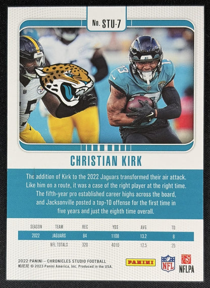 Christian Kirk 2022 Panini Chronicles Studio Pink /199 Jaguars Back