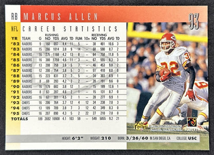 Marcus Allen 1996 Donruss Chiefs