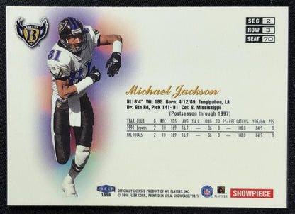 Michael Jackson 1998 Fleer Flair Showcase Row 3 Ravens