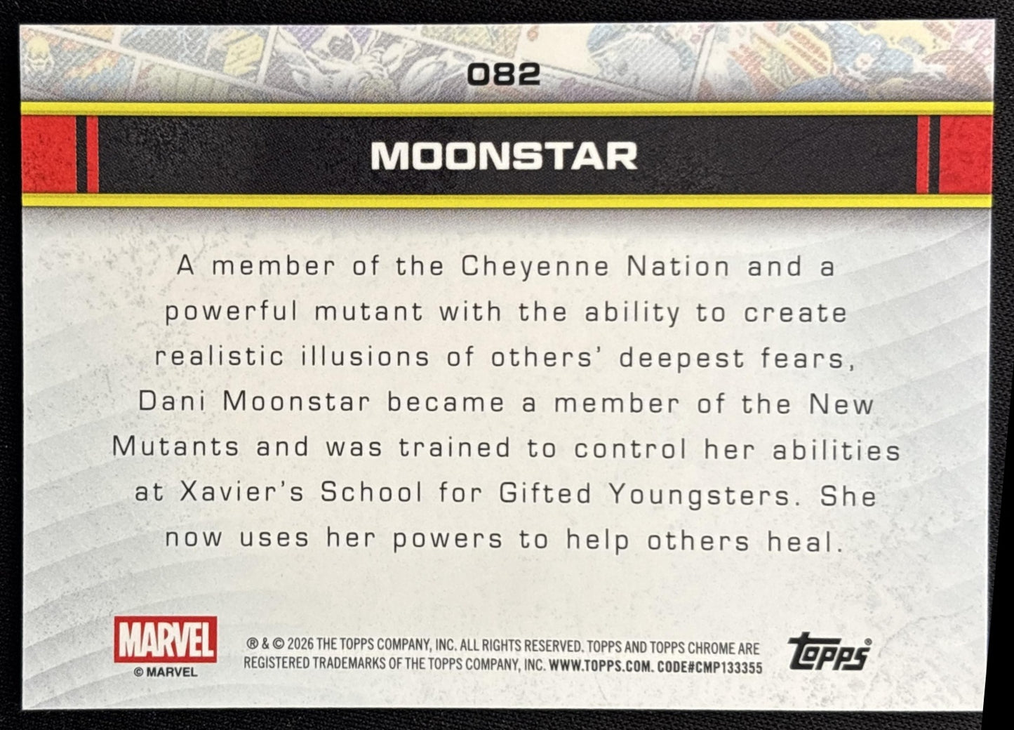 Moonstar 2026 Topps Chrome Marvel Comics